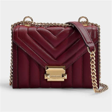 oxblood michael kors